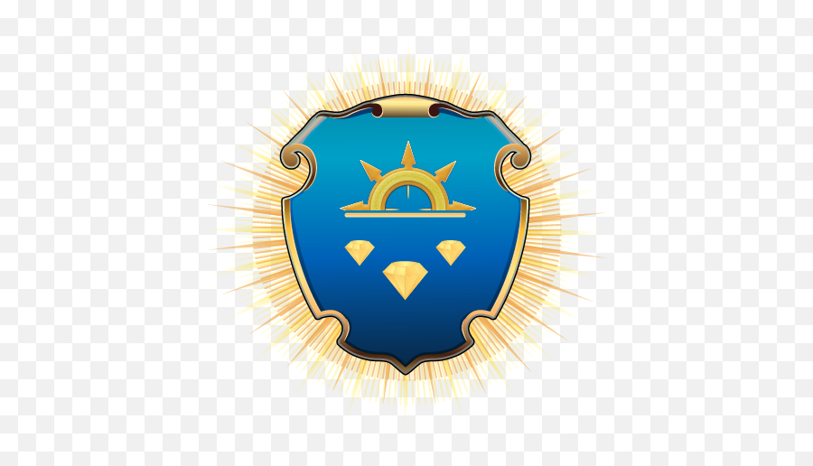 Shu0027areen Caliphate Organization In Lost Waves World Anvil - Language Png,Blue And Gold Shield On Icon