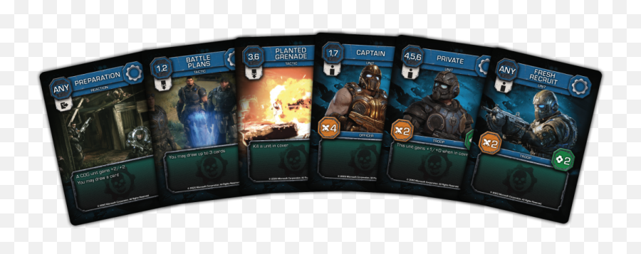 Gears Of War The Card Game To Debut - Gears Of War Card Game Png,Gears Transparent