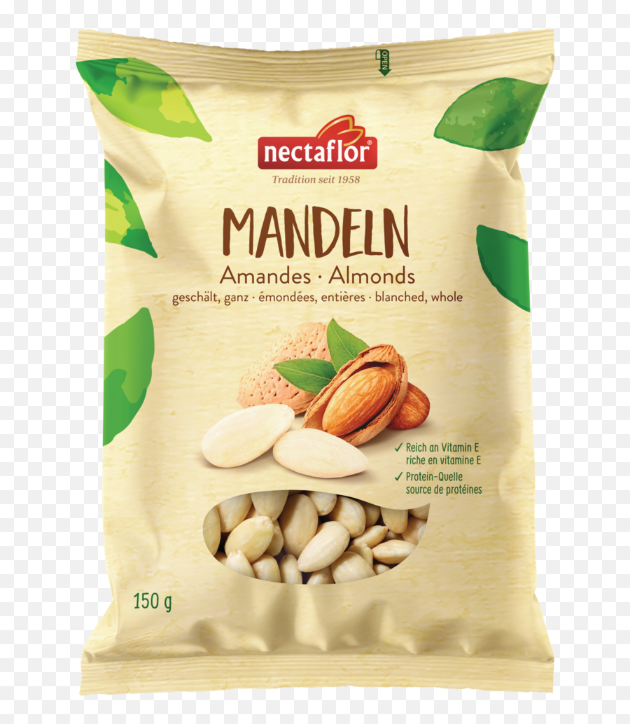 Almonds Blanched 150g - Dried Fruit Png,Almonds Png