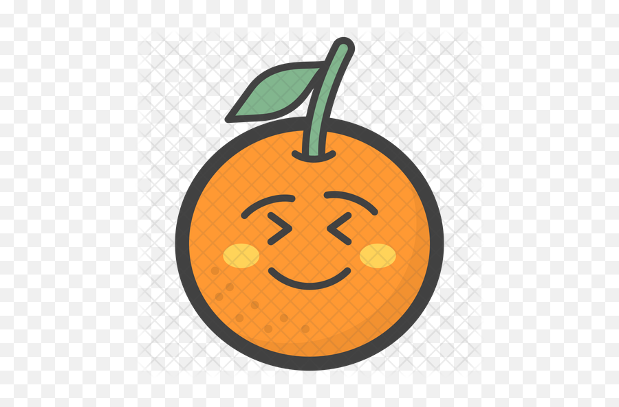 Flushed Orange Emoji Icon - Illustration Png,Flushed Emoji Png