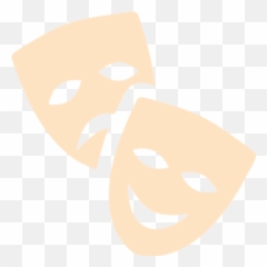 Bisque Theatre Masks Icon - Free bisque icons White Theatre Mask Png