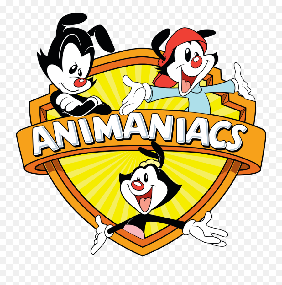 Animaniacs Shield Adult Short Sleeve T - Shirt Warner Bros Shop Png,Cute Christmas Pebbles Flintstone Icon
