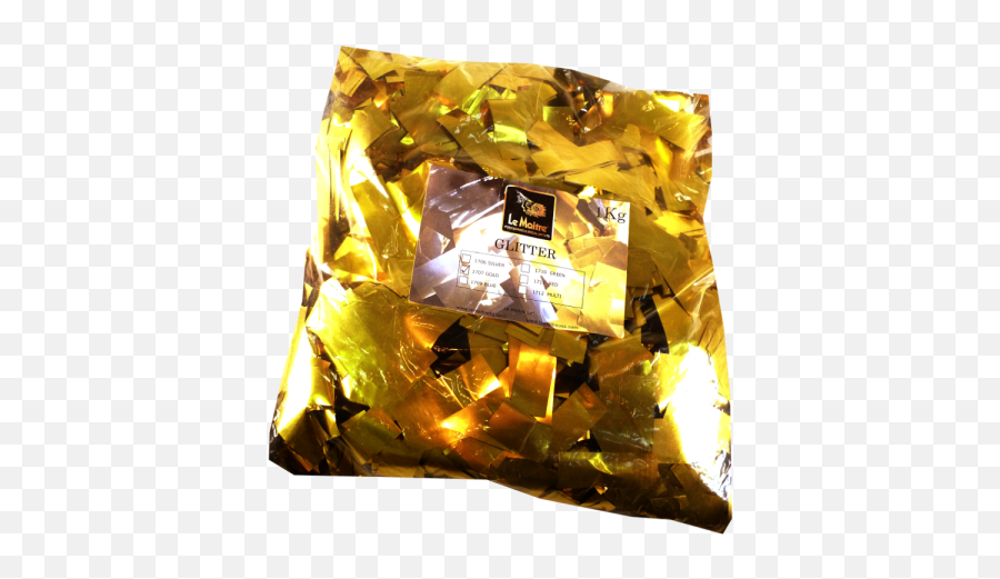 Le Maitre 7014 Gold Glitter Confetti - Confectionery Png,Gold Glitter Confetti Png