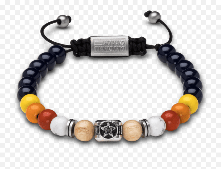 Houston Astros Square Macrame Bracelet - Bracelet Png,Astros Png