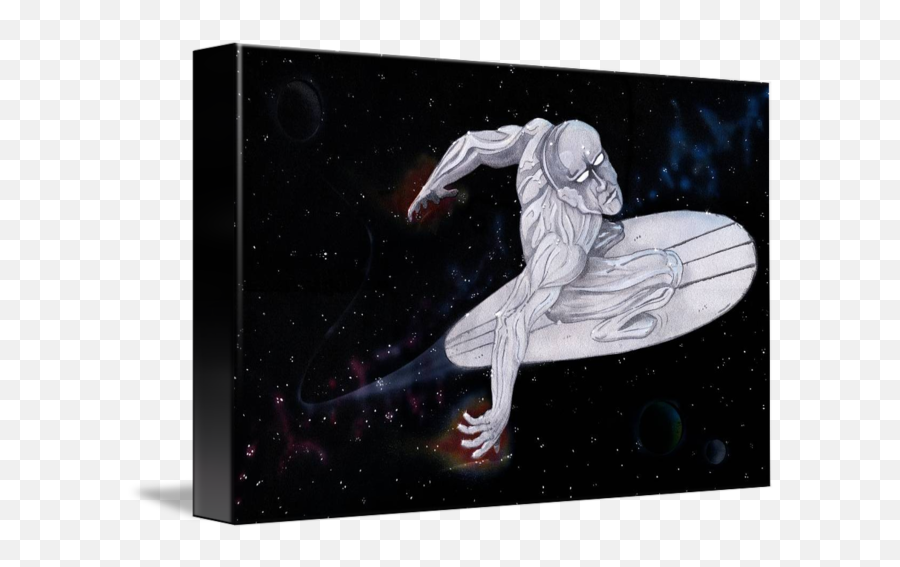 Silver Surfer By Byron Morris - Illustration Png,Silver Surfer Png