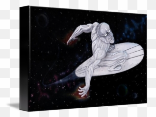 Silver Surfer By Byron Morris - Illustration Png,Silver Surfer Png