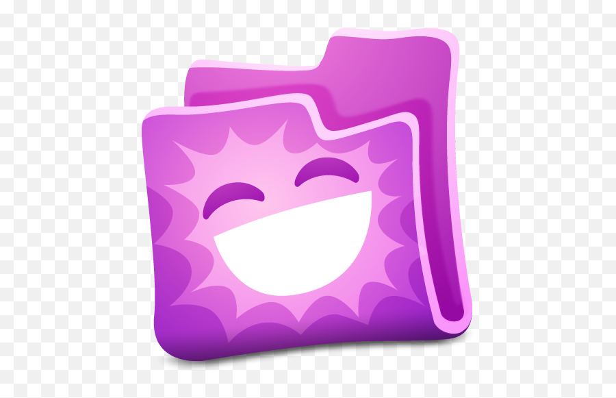 Happy Pink Monster Folder Icon Png Clipart Image Iconbugcom - Icon Folder Fasticon Creature,Happy Icon Png