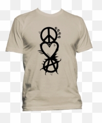 Peace Love Anarchy 2 Incite Tees - Harry Styles Butterfly T Shirt Png,Sand Png