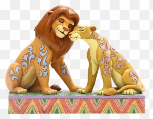 Simba And Nala Snuggling Figurine - Simba And Nala Figure Png,Nala Png
