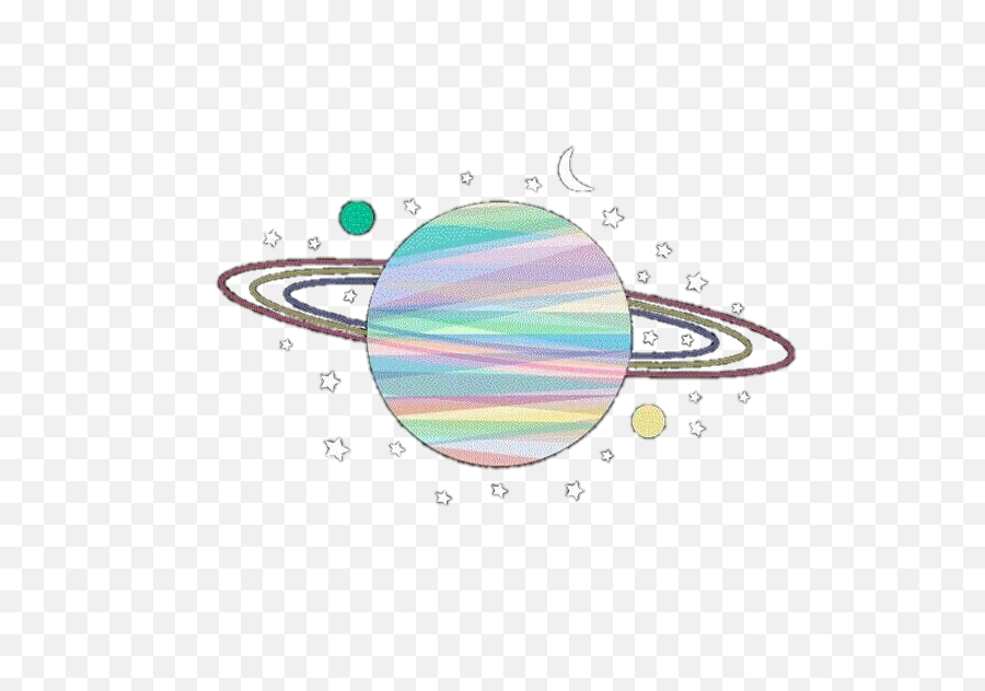 Planets Clipart Aesthetic - Aesthetic Planets Png Art Aesthetic Planet Drawing,Planet Clipart Png