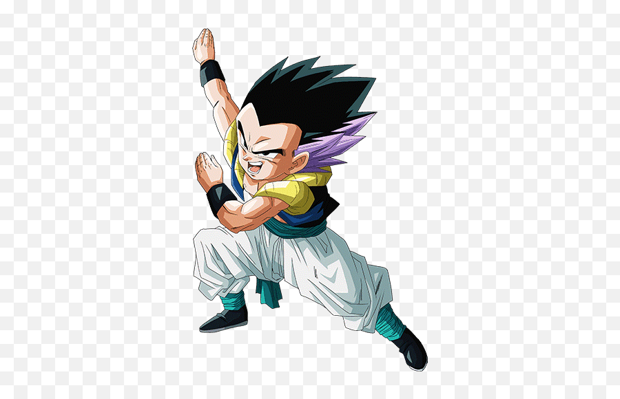 Download Gotenks Double The Power - Gotenks Dab Png,Gotenks Png