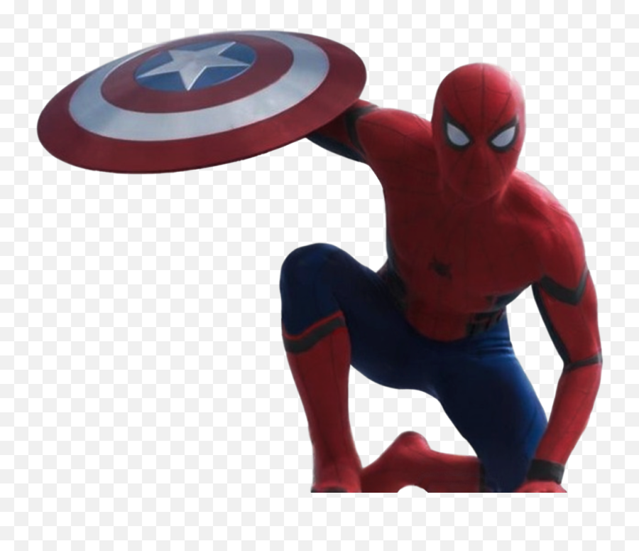 Spider Man Homecoming Full Hd - Spiderman With Captain America Shield Png,Spider Man Homecoming Png