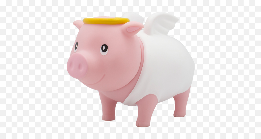 Biggys Piggy Bank Guardian Angel - Cerdito Angel Png,Piggy Bank Transparent