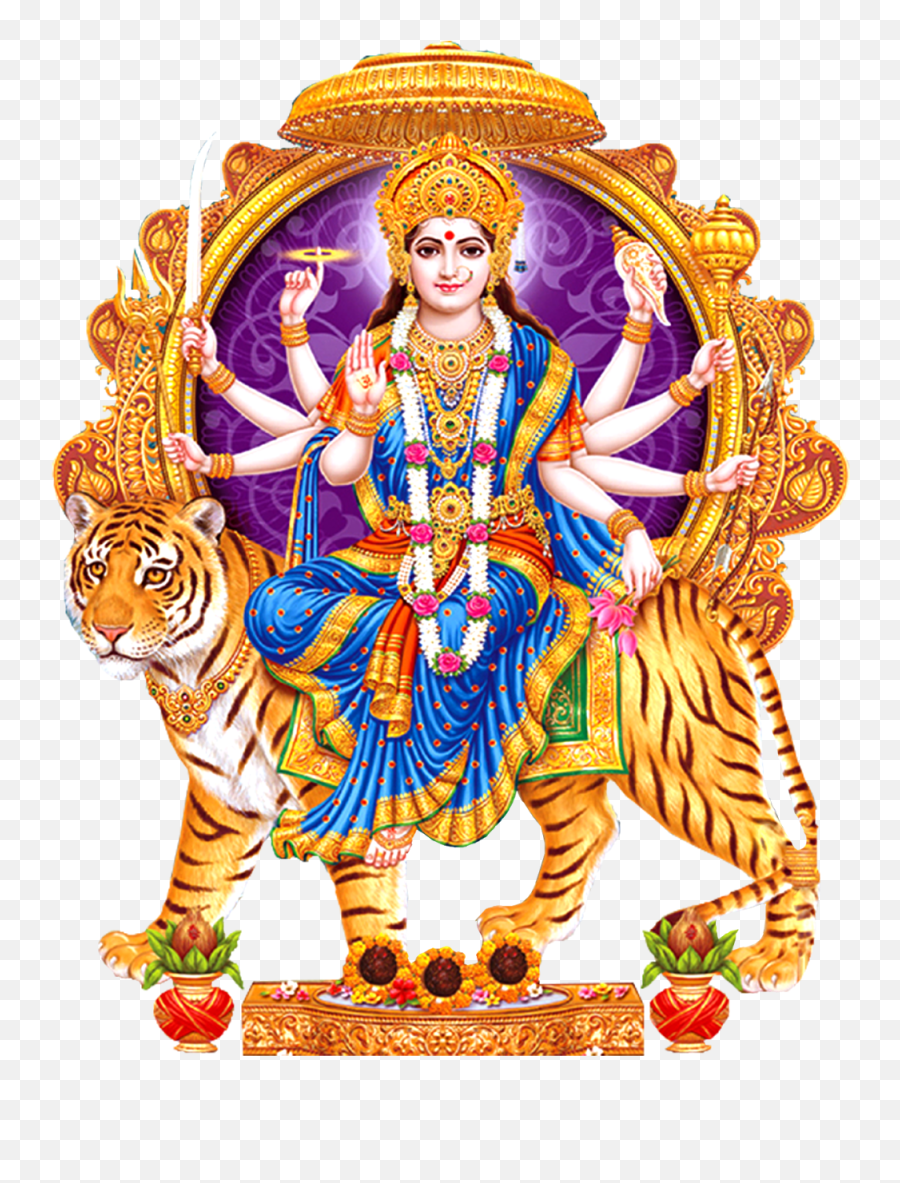 Hd Transparent Hindu God - Durga Ji Image Png,God Png