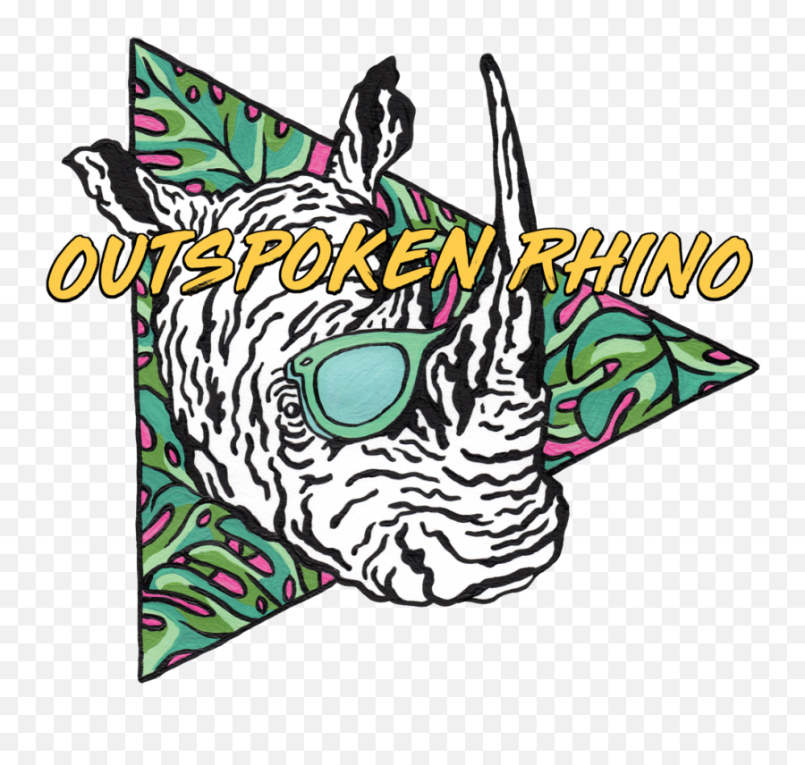 Outspoken Rhino - Clip Art Png,Rhino Transparent Background