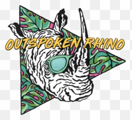 Outspoken Rhino - Clip Art png