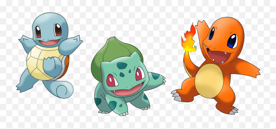 Download Source - Pokemon Red And Blue Starters Png,Pokemon Transparent Background