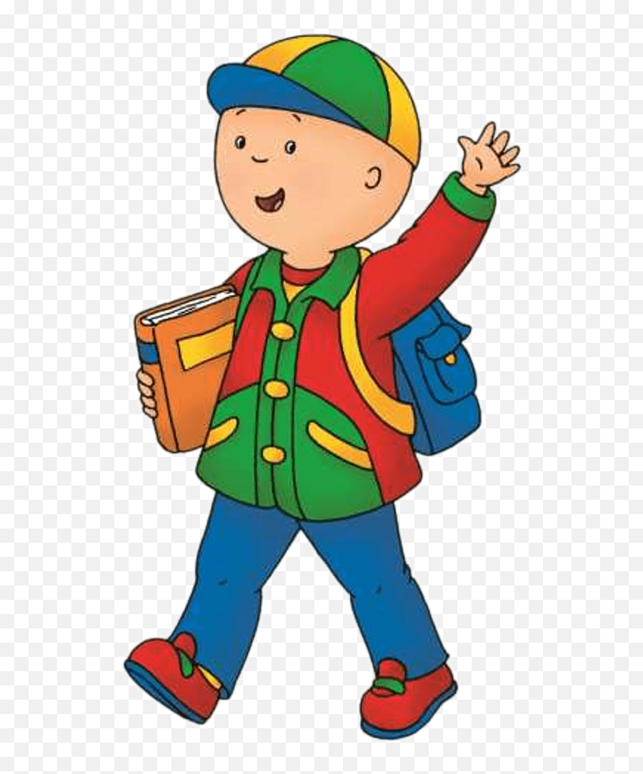 Download Free Png Caillou - Caillou Walking To School,Caillou Png