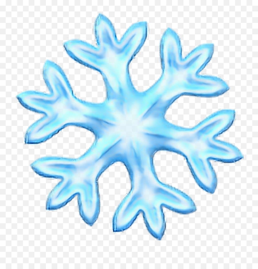 Download Snowflake Emoji Ios - Transparent Background Snowflake Emoji Png,Snowflake Emoji Png