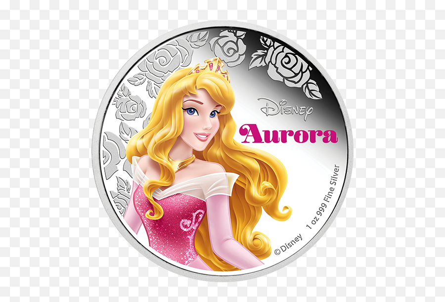 Disney Princess - Aurora 1 Oz Fine Silver Coin 2015 The Disney Aurora Coin Png,Princess Aurora Png