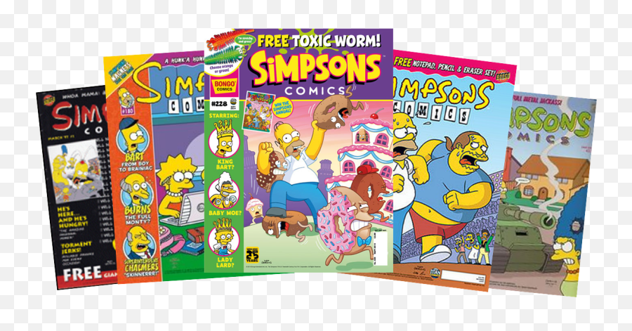Download Hd Simpsons Comics Logo Transparent Png Image - Simpsons Comics,Simpsons Logo Png