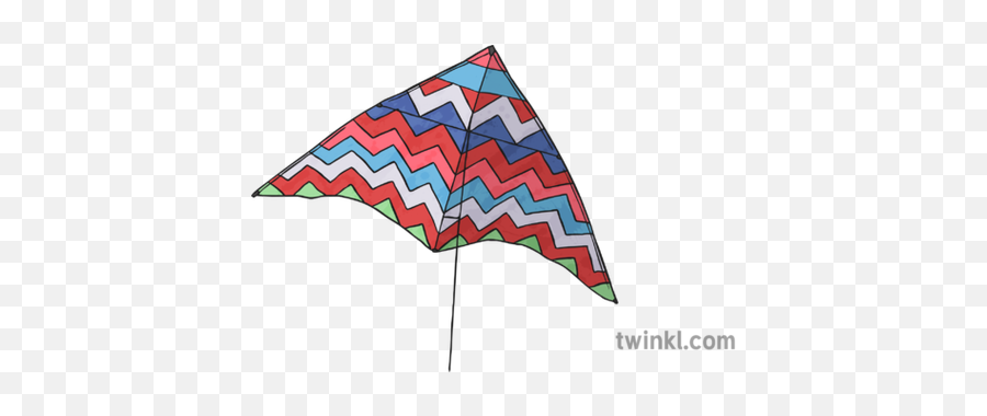 Delta Kite Illustration - Twinkl Umbrella Png,Kite Png