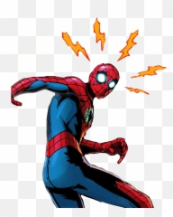 Spiderman Marvel Sticker By Stardaysi93 Fenice - Spider Man Surprised Comic png
