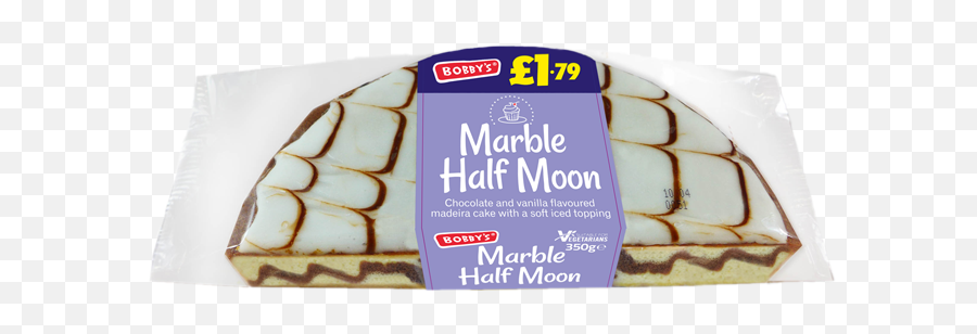 Marble Half Moon - Bobbyu0027s Foods Half Moon Marble Cake Png,Half Moon Png