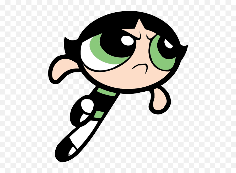 The Powerpuff Girls Clip Art Cartoon - Buttercup Bubbles Powerpuff Girls Png,Powerpuff Girls Transparent