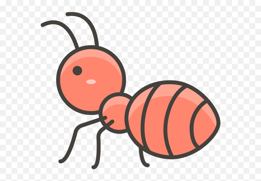 Ant Emoji Icon Png Transparent - Ant Icon Png,Ant Transparent