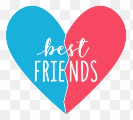 Transparent Png Svg Vector File - Best Friend Heart