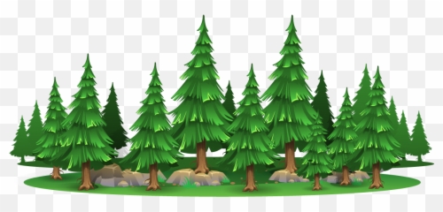 Green Landscape Vector Png - Christmas Tree,Tree Vector Png