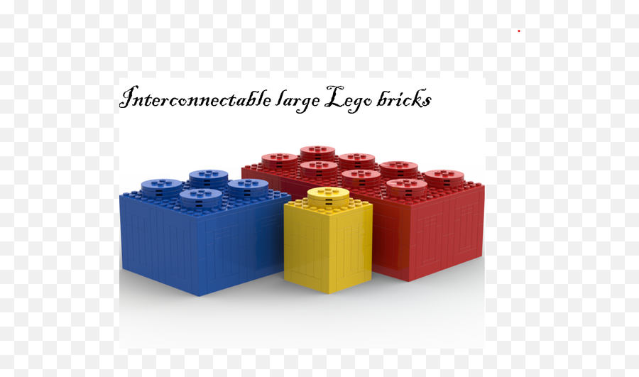 Interconnectable Large Lego Bricks - Lego Png,Lego Brick Png