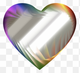 Colorful Refraction Heart 8 Clip Arts - png
