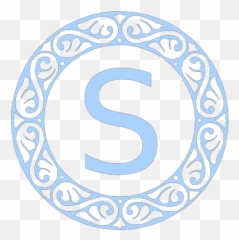 S Mono Png Svg Clip Art For Web - Fancy Circle Gold