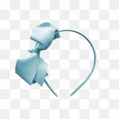 Download Image Of Powder Blue Bow Headband - Headband Hd Accesorios Para El Cabello Png,Headband Png