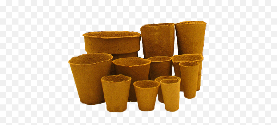 Fertil Wood Fiber Biodegradable Pots Fertilpot - Fertil Pot Png,Planters Png