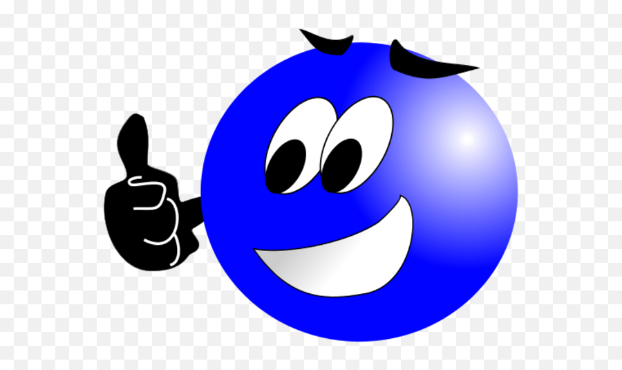 Free Smiley Faces Thumbs Up Download Clip Art - Blue Smiley Face Clip Art Png,Emoji Thumbs Up Png