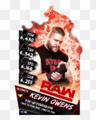 Kevin Owens - Wwe Supercard Season 1 Debut Wwe Supercard Wwe Supercard Ultimate Cards Png,Kevin Owens Png