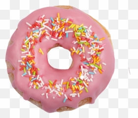 Smiling Juju 3d Pink Rainbow Icing - Nanu Nana Donut Kissen Png,Donuts Png