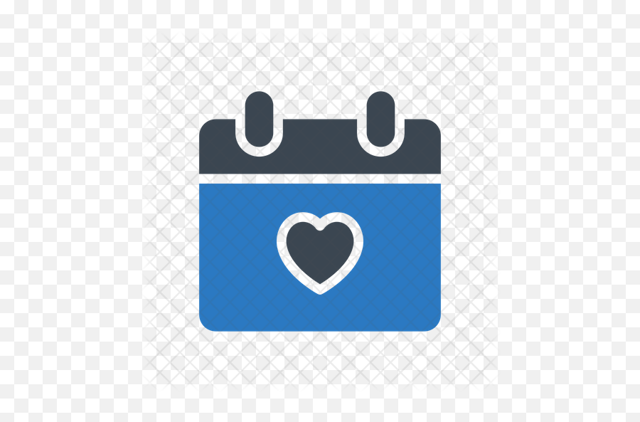 Valentine Day Icon - Calendário Com Coração Png,Valentine Day Logo