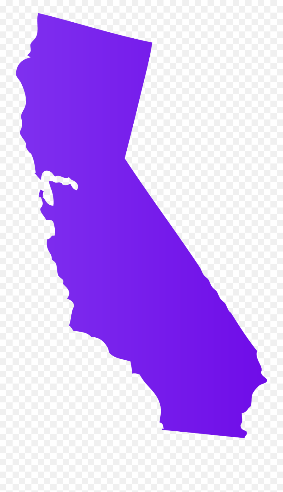 28 Collection Of California Clipart Png - Outline California Map Simple,California Map Png