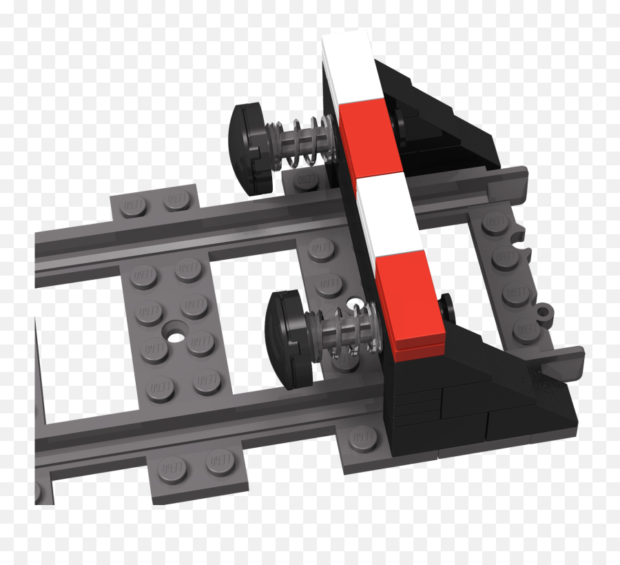 Rail Buffer With Shock - Absorbing Bumpers Bricksafe Png,Train Track Png