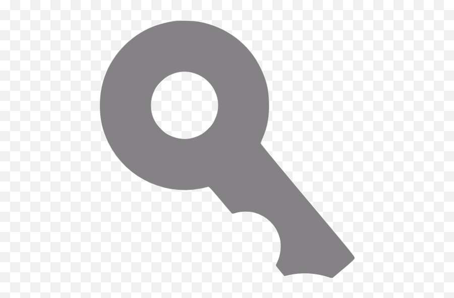 Gray Key 4 Icon - Key Icon Grey Png,Key Icon Png