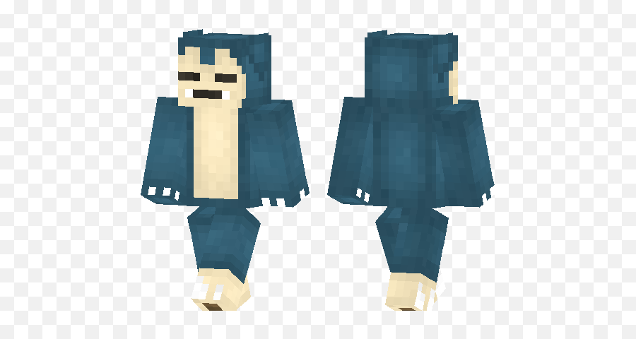Snorlax Minecraft Pe Skins - Fictional Character Png,Snorlax Transparent