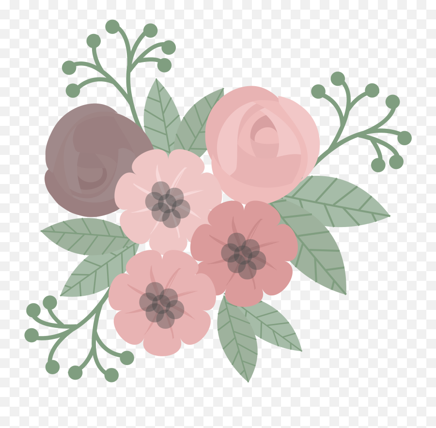 Free Pink Flower Png With Transparent Background - Wedding Flower Banner Png,Pink Rose Petals Png