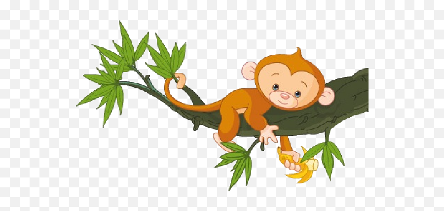 Monkey Tree Clip Art - Cute Monkey Png Download 600600 Monkey On The Tree,Monkey Transparent Background