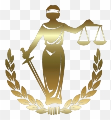 lady justice logo gold