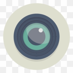 Lens Photography Icon - Circle Icons png