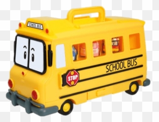 Robocar Poli Character Schoolb The - Bus png